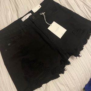 KanCan Black Jean Shorts